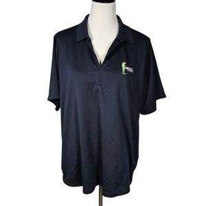 Geico Auto Damage Vansport Women's 3X Polyester V-Neck Top